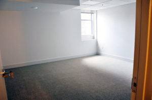 empty office with window
