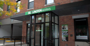 BurlingtonWorks entrance sign